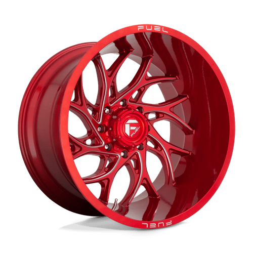 Fuel 1PC D742 20X10 6X135 GL-RED-MIL -18MM Wheels