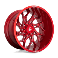 Fuel 1PC D742 20X10 6X135 GL-RED-MIL -18MM Wheels