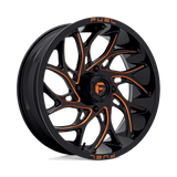 Fuel UTV D780 20X7 4X156 G-BLK-MILL-OR 13MM Wheels