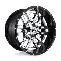 Fuel 2PC D270 20X10 6X135/5.5 CHR-PLATED-GBL -18MM Wheels