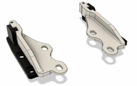 Precision Works Quick Release Hood Hinges - Honda CRX EF Civic 88-91 4-Door