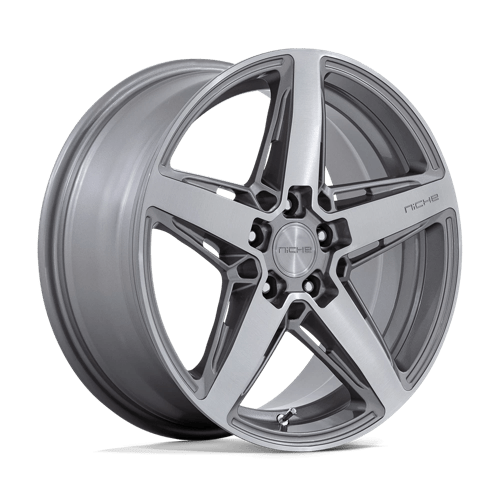 Niche 1PC M270 18X8 5X100 ANTH BRSH-FC TC 30MM Wheels