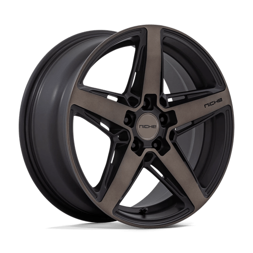 Niche 1PC M271 18X8 5X112 M-BLK DDTC-FC 30MM Wheels