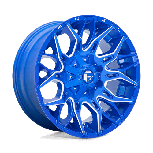 Fuel 1PC D770 22X10 5X4.5/5.0 BLUE-MILL -18MM Wheels