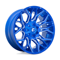 Fuel 1PC D770 22X10 8X6.5 BLUE-MILL -18MM Wheels