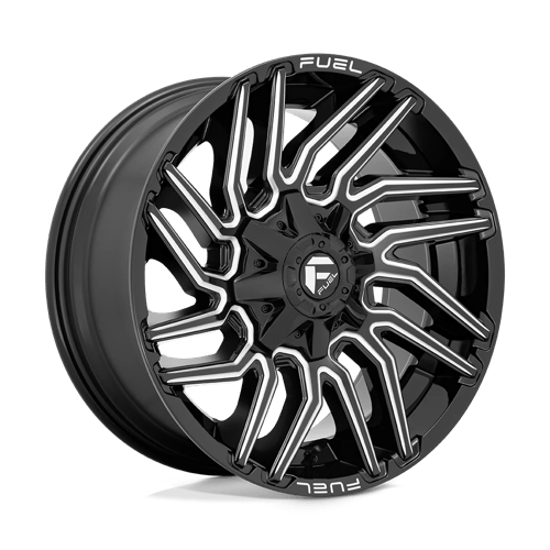 Fuel 1PC D773 22X12 5X5.5/150 G-BLK-MILL -44MM Wheels