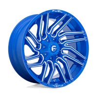 Fuel 1PC D774 22X10 8X180 BLUE-MILL -18MM Wheels