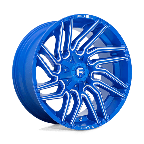 Fuel 1PC D774 22X10 8X170 BLUE-MILL -18MM Wheels