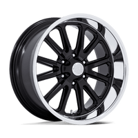 US Mag 1PC U145 20X9.5 6X5.5 G-BLK DIA-LP 1MM Wheels