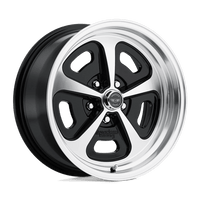 American Racing Vintage VN501 15X8 5X4.5 G-BLK MACH 00MM Wheels