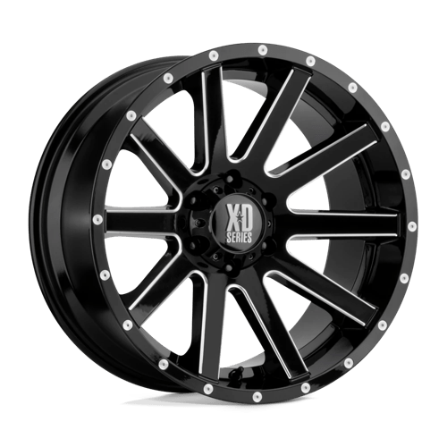 XD XD818 20X10 5X5.5 G-BLK MILL -24MM Wheels