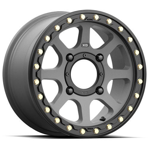 XD Powersports XS234 14X7 4X110 S-GRY 38MM Wheels