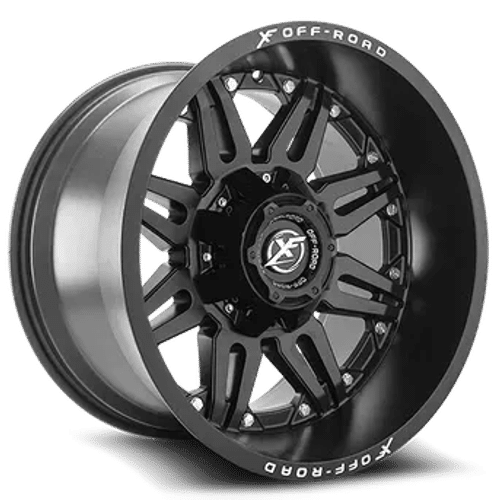 XF OFFROAD Matte Black XF-204 18x9 5x127/5x139.7 Wheels