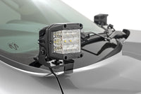 LED Light Kit | Ditch Mount | Black Series Round | 3.5 Inch | Amber DRL | Ram 1500 (19-24)