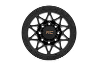 Rough Country 78 Series Wheel | Simulated Beadlock | Black | 18x9 | 8x6.5 | -12mm