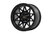 Rough Country 78 Series Wheel | Simulated Beadlock | Black | 18x9 | 6x5.5 | -12mm