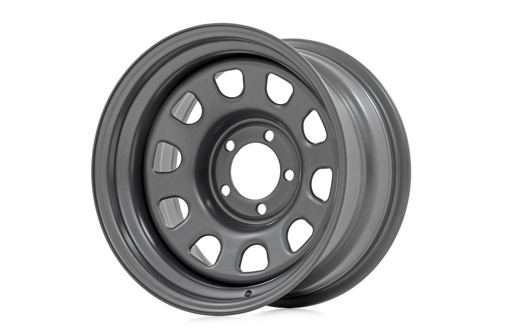 Steel Wheel | Gray | 15x10 | 5x4.5 | 3.30 Bore | -39