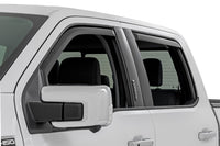 Side Window Deflectors | In Channel Rain Guard | Ford F-150 (15-24) | F-250/F-350 Super Duty (17-24)