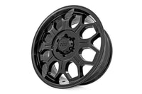 Rough Country 77 Series Wheel | One-Piece | Semi Gloss Black | 20x9 | 6x5.5 | +18mm