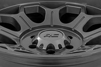 Rough Country 77 Series Wheel | One-Piece | Gunmetal Gray | 20x10 | 6x135 | -25mm