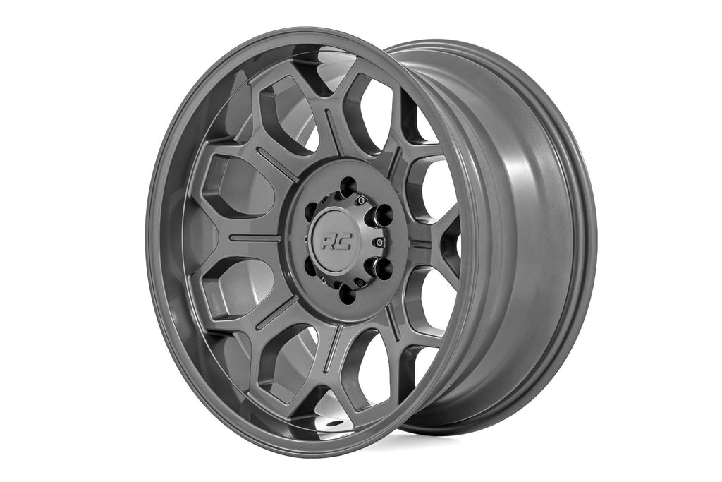 Rough Country 77 Series Wheel | One-Piece | Gunmetal Gray | 20x9 | 6x135 | 0mm