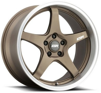 ESR AP5 Matte Bronze Machined Lip 18x10.5 5x114.3 et22 cb72.6