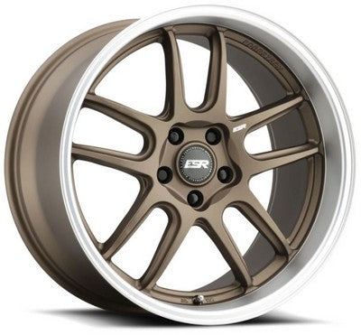 ESR AP8 Matte Bronze Machined Lip 18x10.5 5x114.3 et22 cb72.6