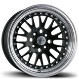 AV-12 Gloss Black 15x8 4x100 et15 cb73.1