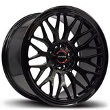 Avid 1 Wheels AV-44 Gloss Black 18x8.5 5x114.3 et35 cb73.1