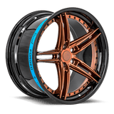 Sentali Barrel Forged Gloss Black Lip / Gloss Bronze Centre SB3 20x10.5 5x120 Wheels