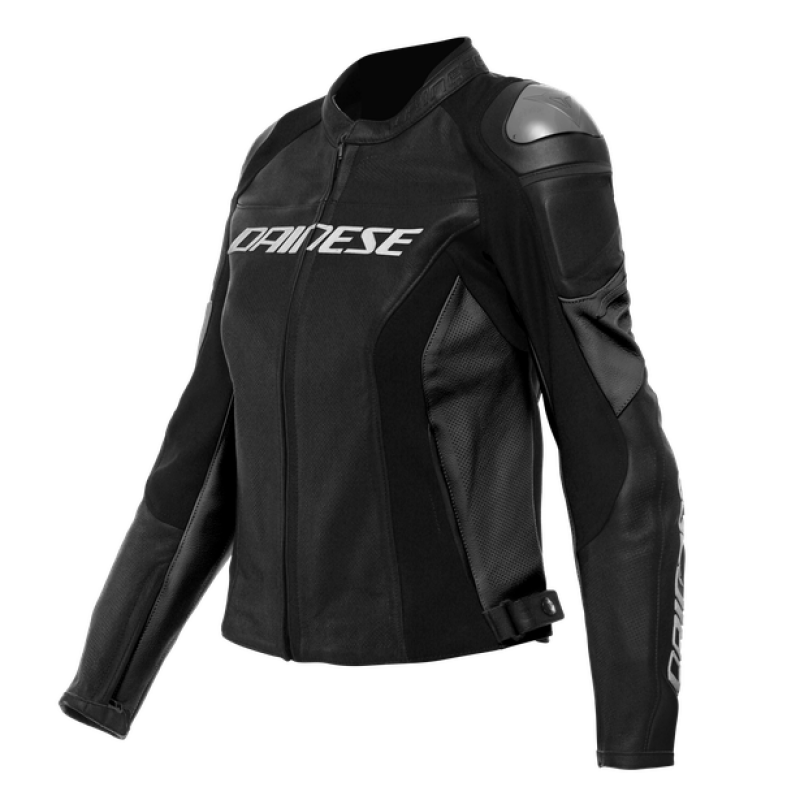 Dainese Racing 4 Lady Leather Jacket Perforated Black/Black Size - 50