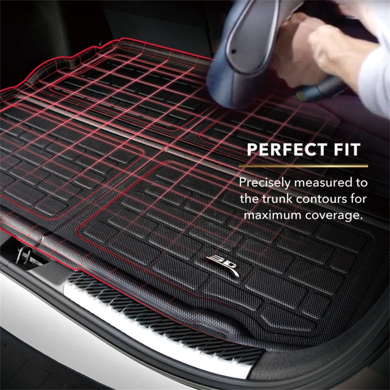 3D MAXpider 23-24 Toyota Sequoia Kagu Black Seat Back Protector