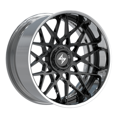 SENTALI BFX Polished Lip / Gloss Black Centre BFX5 22x10 6x135/6x139.7 Wheels