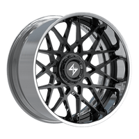 SENTALI BFX Polished Lip / Gloss Black Centre BFX5 22x12 8x165.1/8x180 Wheels