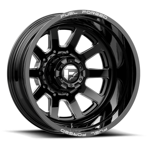 Fuel Mono D09 20X8.25 10X225 MT-BLK-MIL -202MM Wheels