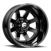 Fuel Mono D09 20X10 8X180 MT-BLK-MIL -24MM Wheels