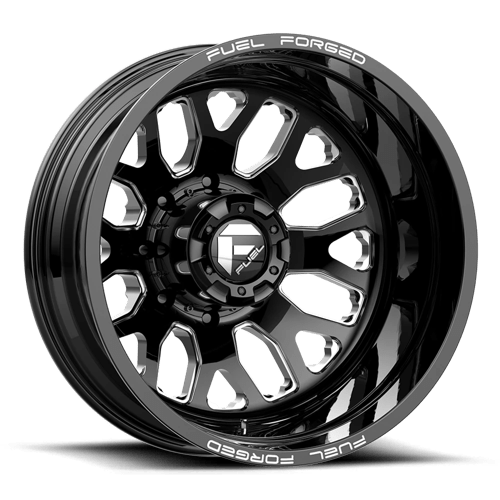 Fuel Mono D19 20X8.25 8X200 GL-BLK-MIL -202MM Wheels