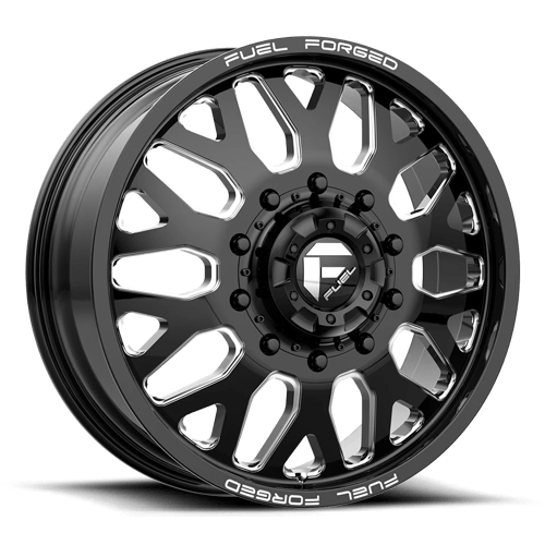 Fuel Mono D19 24X12 10X170 GL-BLK-MIL -50MM Wheels