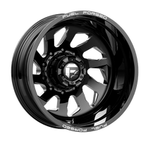 Fuel Mono D39 20X8.25 10X225 GL-BLK-MIL -202MM Wheels