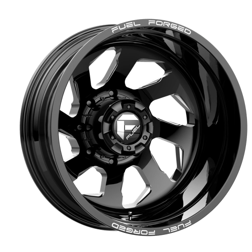 Fuel Mono D39 20X8.25 8X200 GL-BLK-MIL -202MM Wheels