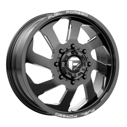 Fuel Mono D39 20X8.25 8X200 GL-BLK-MIL 105MM Wheels