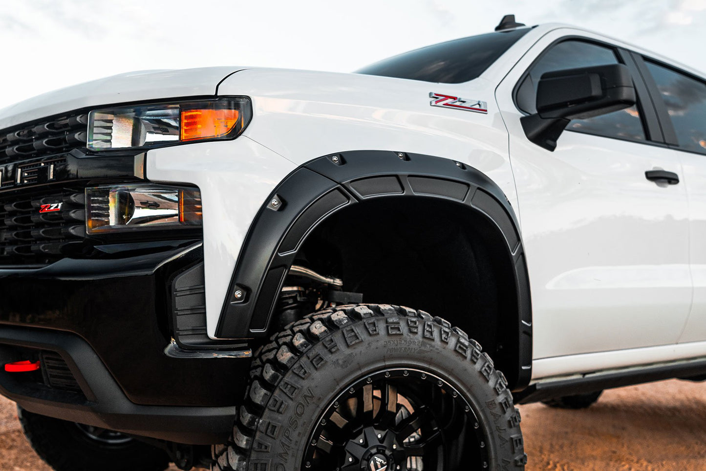 Fender Flares | Defender | G9K Satin Steel | Chevy Silverado 1500 (19-24)