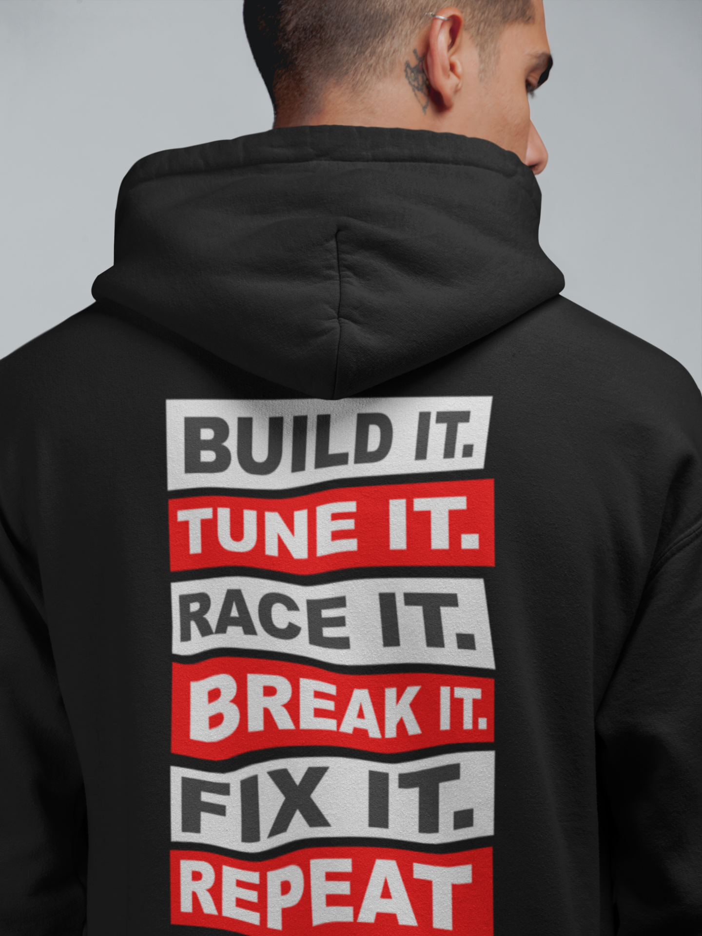 "Build it, Tune it" Too Fast Auto Hoodies