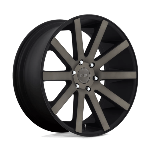 DUB 1PC S121 24X10 6X135 MT-BLK-DDT 30MM Wheels