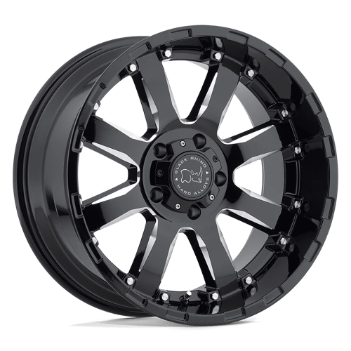 Black Rhino BRSRA 22X10 8X180 G-BLK-MILL 12MM Wheels