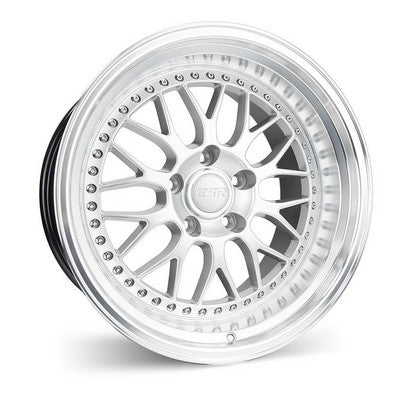 ESR Wheels 20X9 5X120 +20 72.56 HYPER SILVER MACHINE LIP SR01
