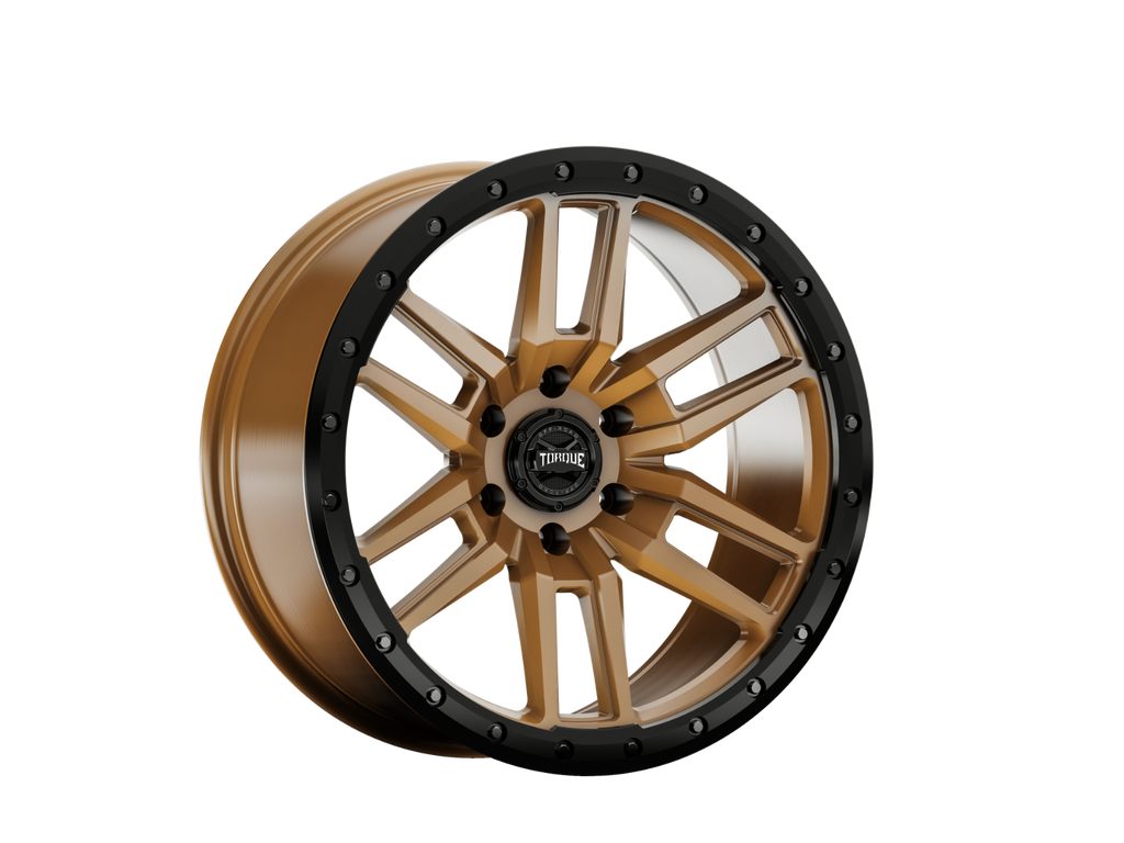 Torque Pritchett | Bronze w/Black Lip | 17x9 | 6x5.5 | 0mm