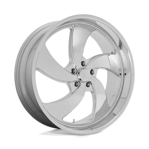 US Mag 1PC U132 20X8 5X4.75 CHROME 1MM Wheels