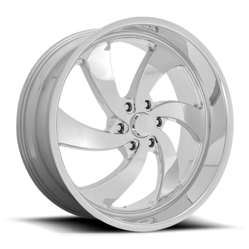 US Mag 1PC U132 24X10 6X5.5 CHROME 25MM Wheels