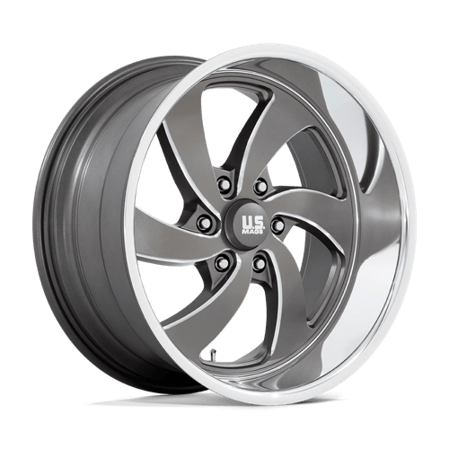 US Mag 1PC U133 20X8 6X5.5 ANTH-MILL-DCL 1MM Wheels